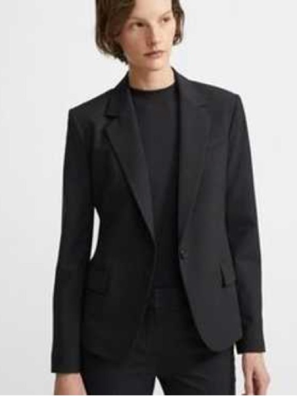 Theory Gabe Black Single-Button Women's Blazer